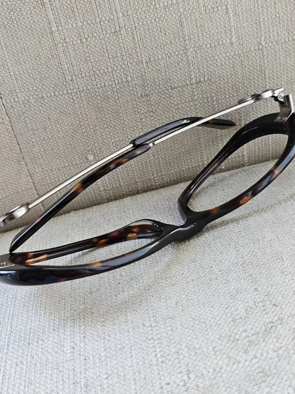 Anne Klein Women Eyeglasses Frame Brown Tortoise/Gunmetal Eyewear Glasses AK3155